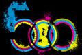 Graphic typographic composition in Adobe Photoshop