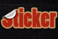 I create a peeled sticker looking text effect in Photoshop