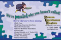 Postcard for retrieving former customers for PGH