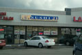 The only option for a logo in establishment was to use a picture of the sign outside. I recreated it, using the same font and spacings it has in the sign, added is the black background to make it more viewable.